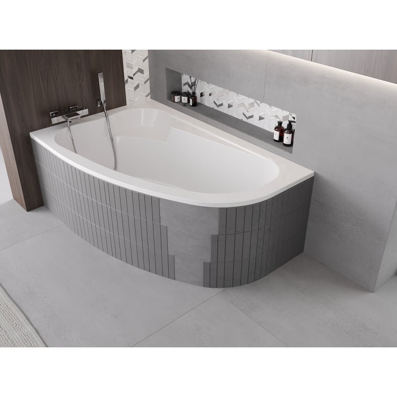 Mexen X-ST custodia in polistirolo per vasca angolare 240 cm, bianco - 55022-00