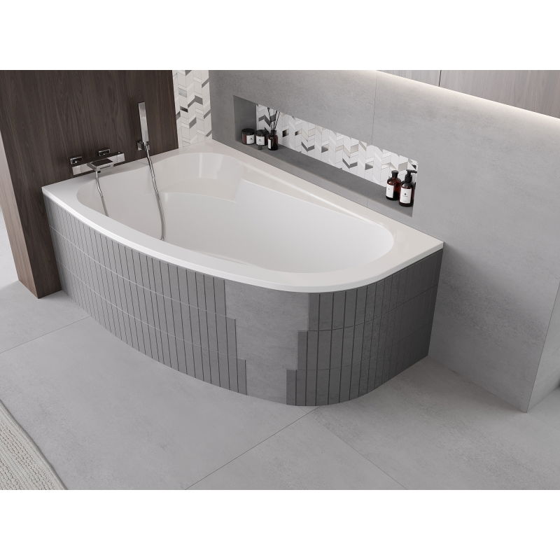 Mexen X-ST estrutura de poliestireno para banheira de canto 240 cm, branca - 55022-00