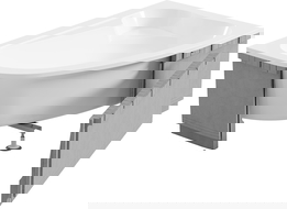 Mexen X-ST estructura de poliestireno LED para bañera de esquina 240 cm, blanco - 55022-01