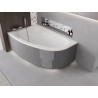Mexen X-ST stiroporist LED-paneel nurgavannile 240 cm, valge - 55022-01