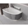Mexen X-ST Styroporverkleidung LED für Eckbadewanne 240 cm, weiß - 55022-01