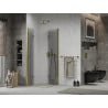 Mexen Lima Duo cabine de douche pliante 90 x 90 cm, transparente, or - 856-090-090-50-00-02