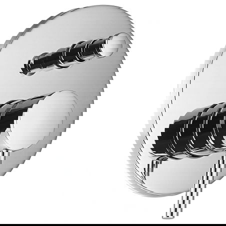 Mexen Lua flush-mounted bathtub mixer tap, Chrome - 72835-00