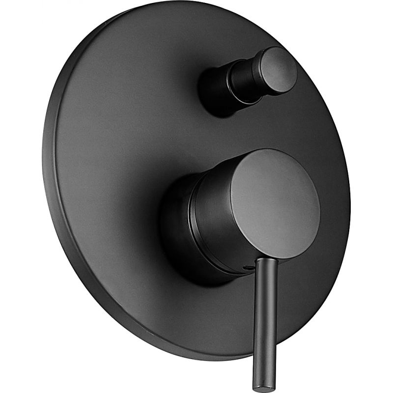 Mexen Lua Unterputz-Badewannenarmatur, schwarz - 72835-70