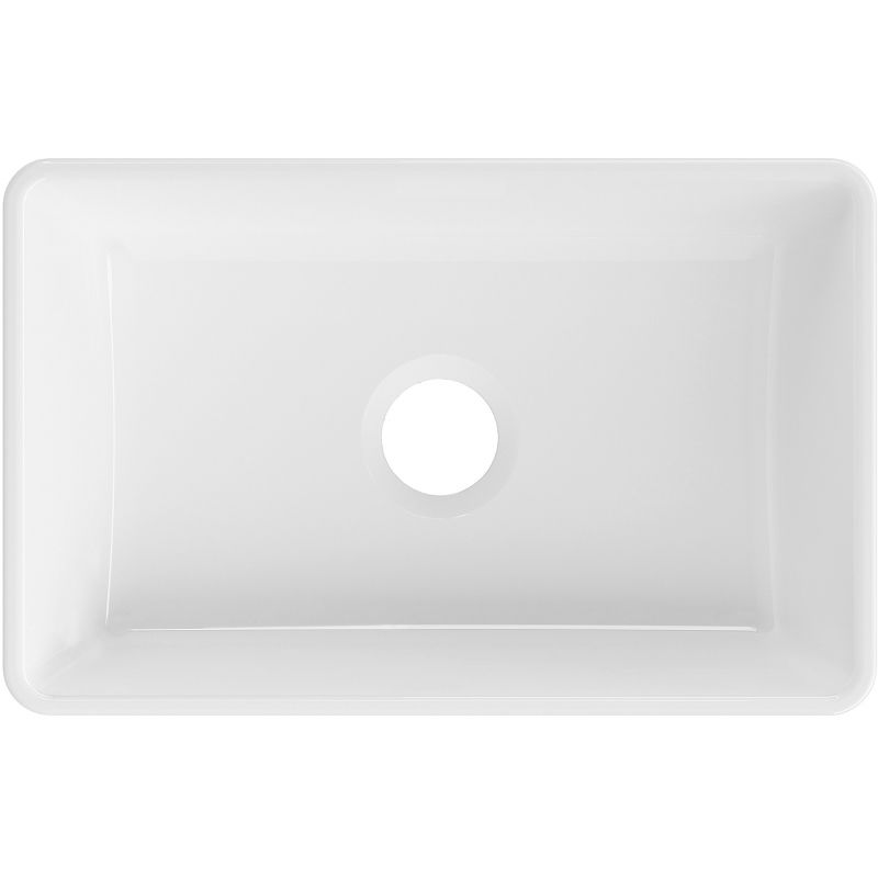 Mexen Nadia lavabo sobre encimera 36 x 23 cm, blanco - 21613600