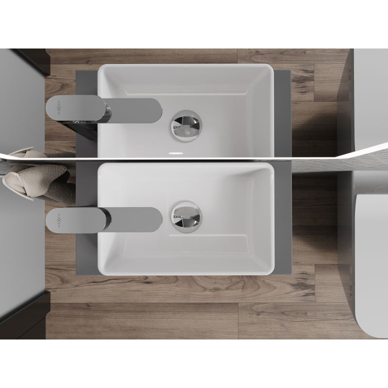 Mexen Nadia Aufsatzwaschbecken 36 x 23 cm, weiß - 21613600