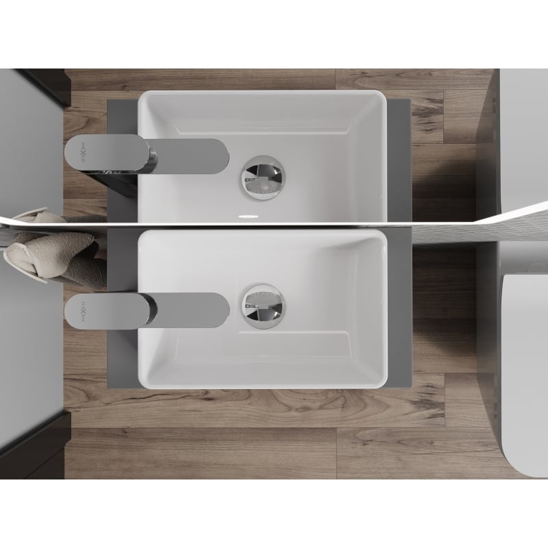 Mexen Nadia lavabo da appoggio 36 x 23 cm, bianco - 21613600