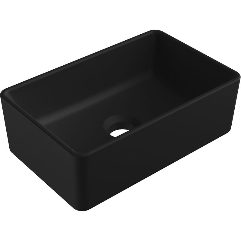 Mexen Nadia countertop washbasin 36 x 23 cm, black matte - 21613685