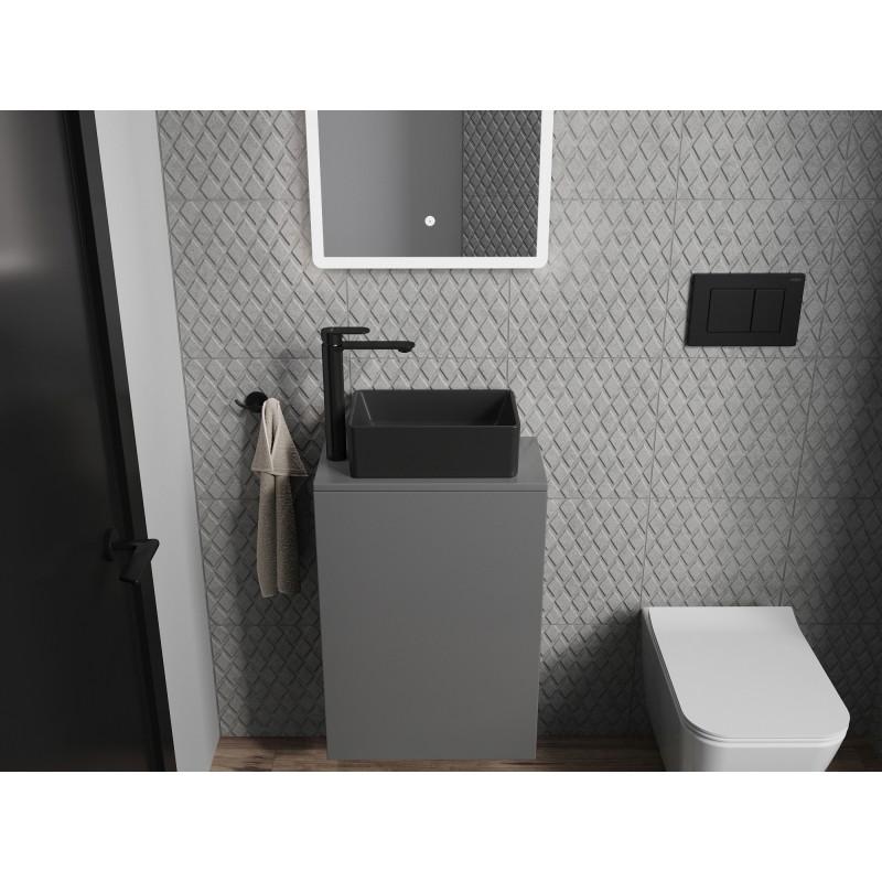 Mexen Nadia countertop sink 36 x 23 cm, black matte - 21613685