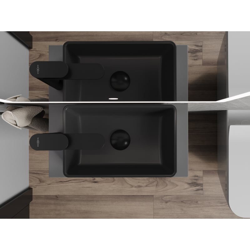 Mexen Nadia tasoallas 36 x 23 cm, musta matta - 21613685