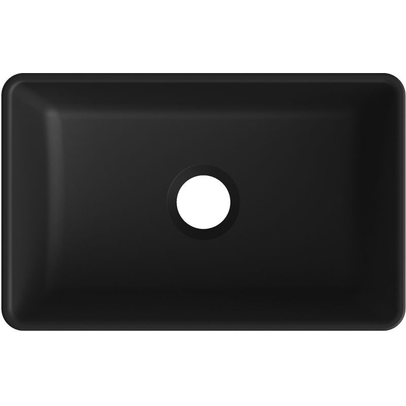 Mexen Nadia lavatório de bancada 36 x 23 cm, preto mate - 21613685