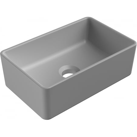 Mexen Nadia lavabo da appoggio 36 x 23 cm, grigio chiaro opaco - 21613661