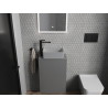 Mexen Nadia countertop washbasin 36 x 23 cm, light gray matte - 21613661