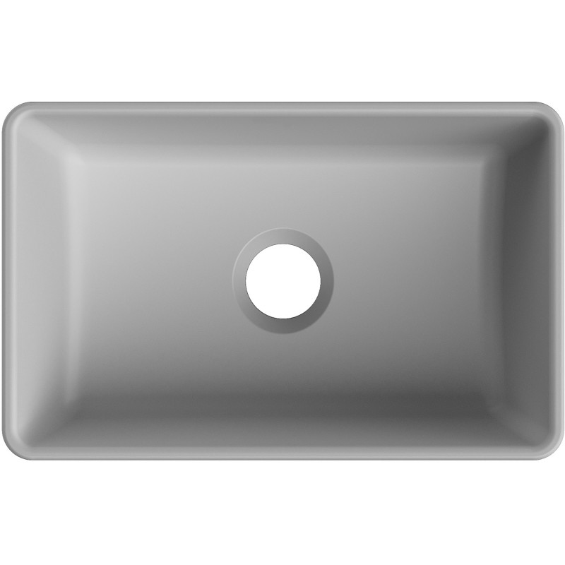 Mexen Nadia countertop washbasin 36 x 23 cm, light gray matte - 21613661