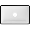 Mexen Nadia countertop basin 36 x 23 cm, white/black rim - 21613607