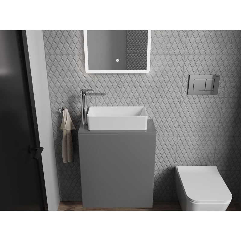 Mexen Nadia lavabo da appoggio 46 x 23 cm, bianco - 21614600