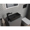 Mexen Nadia countertop sink 46 x 23 cm, matte black - 21614685