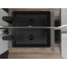 Mexen Nadia countertop sink 46 x 23 cm, matte black - 21614685