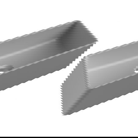 Mexen Nadia νιπτήρας επιτραπέζιος 46 x 23 εκ., ανοιχτό γκρι ματ - 21614661