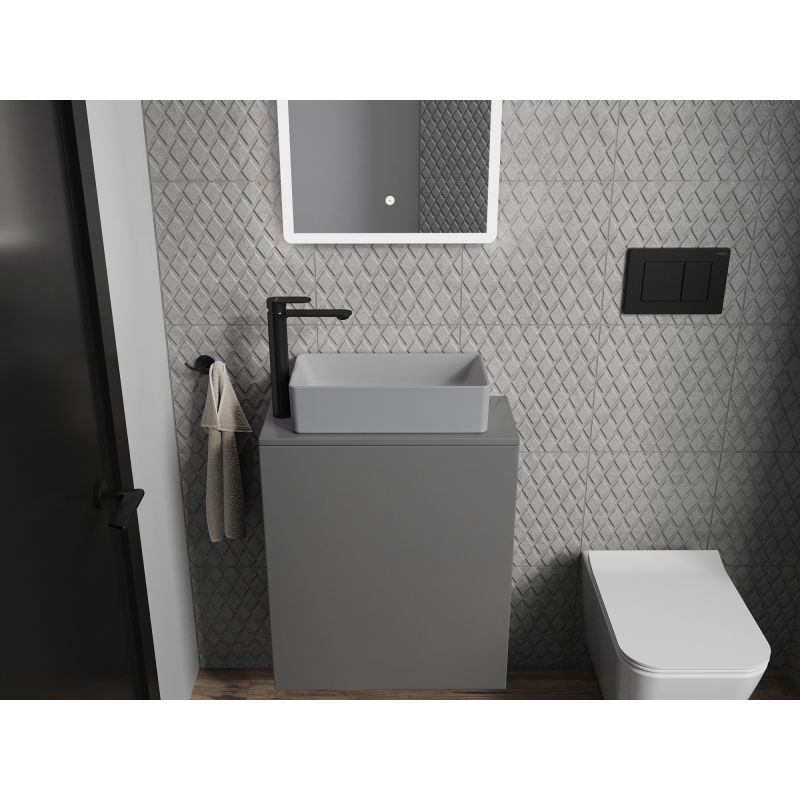Mexen Nadia nëmmhande Lavabo 46 x 23 cm, hellgrou matte - 21614661