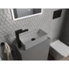 Mexen Nadia umivaonik nadpultne 46 x 23 cm, svijetlo siva mat - 21614661
