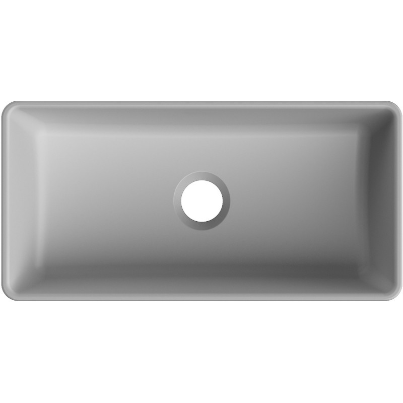 Mexen Nadia Opbouw wastafel 46 x 23 cm, lichtgrijs mat - 21614661