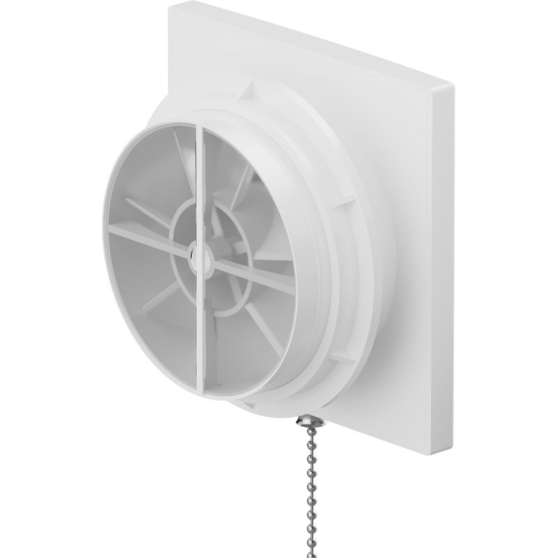 Mexen DXS 150 badkamerventilator, trekschakelaar, wit - W9603-150K-00