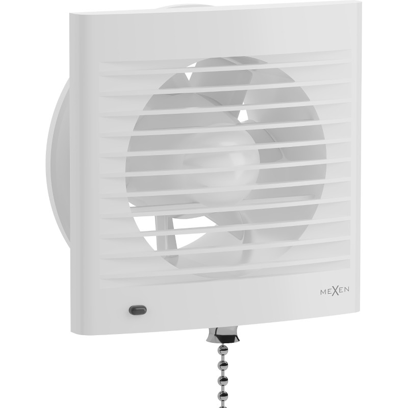 Mexen EXS 120 ventilador de baño, interruptor de cuerda, blanco - W9604-125K-00