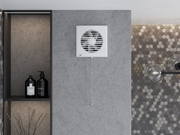 Mexen EXS 150 vannas istabas ventilators, auklas slēdzis, balts - W9604-150K-00