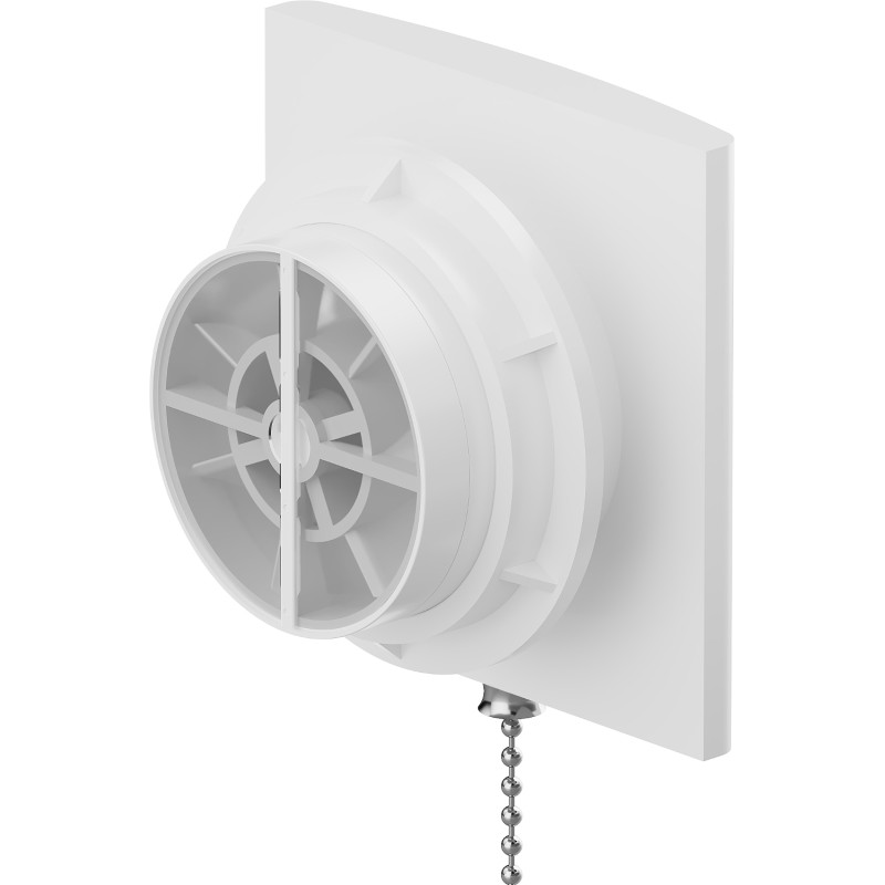 Mexen EXS 100 badkamer ventilator, trekkoordschakelaar, wit - W9604-100K-00
