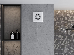 Mexen EXS 100 Badezimmerlüfter, Schnurschalter, weiß - W9604-100K-00