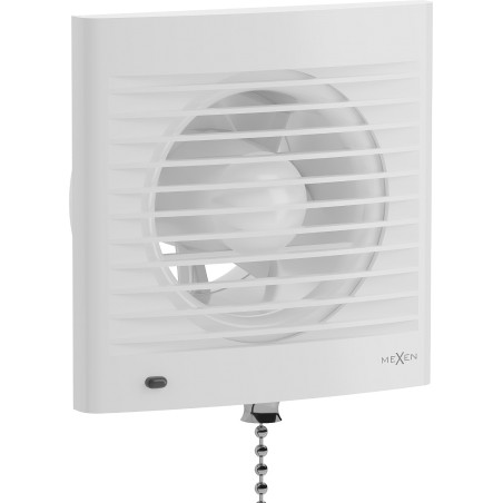 Mexen EXS 100 badkamer ventilator, trekkoordschakelaar, wit - W9604-100K-00