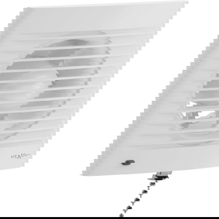 Mexen EXS 100 ventilatore da bagno, interruttore a corda, bianco - W9604-100K-00