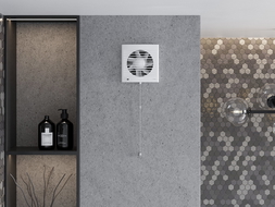 Mexen EXS 120 badkamerventilator, trekschakelaar, wit - W9604-125K-00