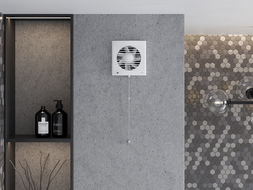 Mexen EXS 120 ventilatore da bagno, interruttore a corda, bianco - W9604-125K-00