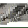 Mexen Lima faltbare Duschabtrennung 70 cm, transparent, gold - 856-070-000-50-00