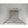 Mexen Lima vouwdeuren voor douche 80 cm, transparant, goudkleurig - 856-080-000-50-00