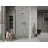 Mexen Lima porte de douche pliantes 80 cm, transparent, doré - 856-080-000-50-00