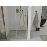 Mexen Lima folding shower door 100 cm, transparent, gold - 856-100-000-50-00