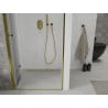 Mexen Lima opvouwbare douchedeur 100 cm, transparant, goud - 856-100-000-50-00