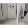 Mexen Lima folding shower door 100 cm, transparent, gold - 856-100-000-50-00