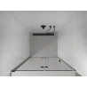 Mexen Lima faltbare Duschwand 70 cm, transparent, schwarz - 856-070-000-70-00