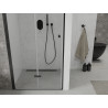 Mexen Lima puerta de ducha plegable de 80 cm, transparente, negra - 856-080-000-70-00