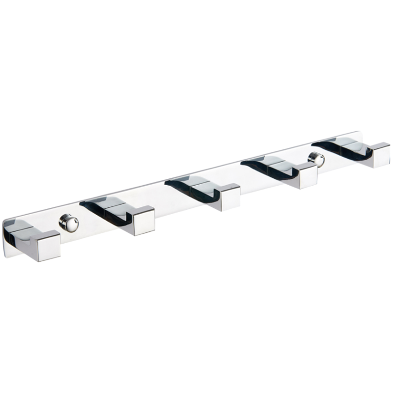 Mexen Handduchshaken mat fënnef Halen, Chrom - 709265-00