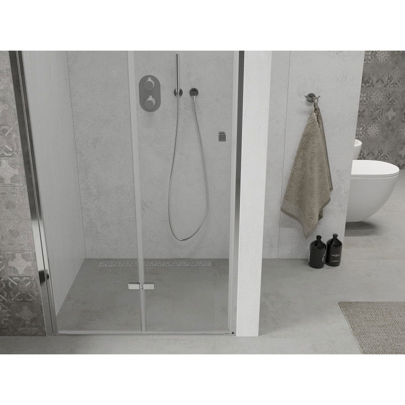 Mexen Lima vouwdeur voor douche 70 cm, transparant, chroom - 856-070-000-01-00