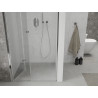 Mexen Lima kokkupandavad dušiuksed 75 cm, läbipaistev, kroom - 856-075-000-01-00