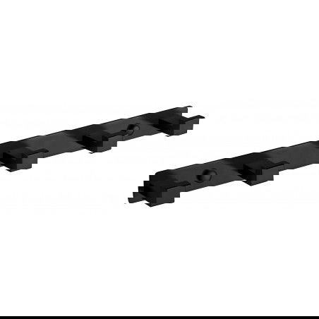 Mexen Haken fir Handdicher mat fënnef Halterungen, schwaarz - 709265-70