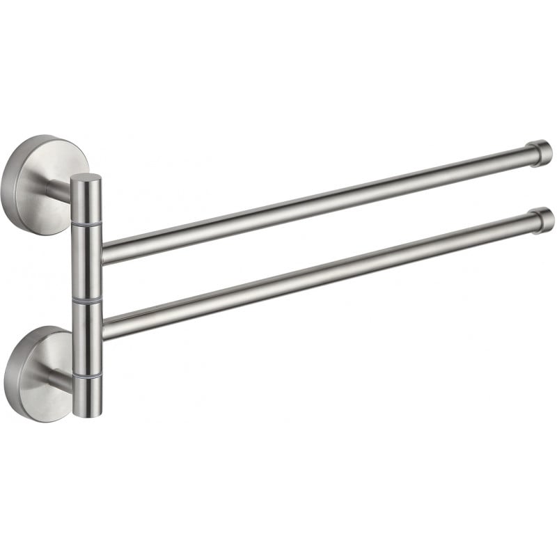 Mexen suporte de toalha rotativo duplo, cromado - 7039242-00