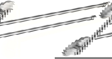 Mexen double swivel towel rack, chrome - 7039242-00