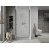 Mexen Lima folding shower door 110 cm, transparent, chrome - 856-110-000-01-00